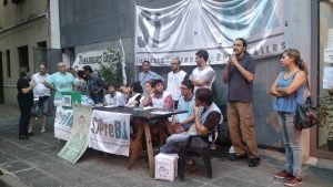 Los diputados del FIT-PO presentes en Tiempo Argentino
