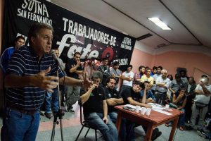 400 DIRIGENTES SINDICALES CONVOCADOS POR EL SUTNA SAN FERNANDO RESOLVIERON DARLE CARACTER ACTIVO AL PARO DEL 10 DE ABRIL
