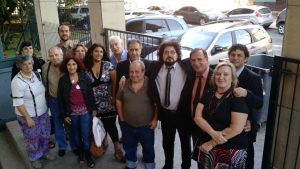 Pitrola y López acompañaron el alegato de Justicia Ya