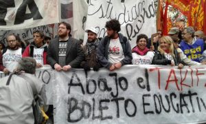 Enorme movilización por Boleto Educativo Gratuito desafía a Vidal