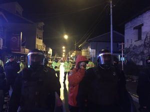 Brutal represión en Tierra del Fuego