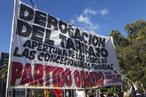 El Partido Obrero participará del cacerolazo contra el tarifazo de hoy