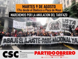 Mañana, otra masiva movilización a Plaza de Mayo