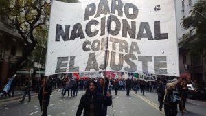 Marcha Federal: el sindicalismo de izquierda marchó con columna propia y realizó su acto en el Obelisco