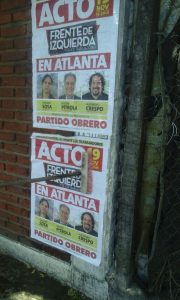 Hurlingham: patota de la burocracia sindical agrede actividad hacia el acto del Frente de Izquierda