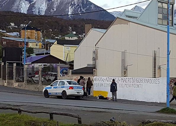 Repudio a represión en Ushuaia