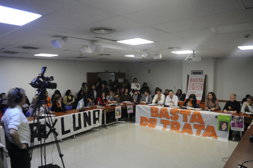 Audiencia pública contra las redes de trata