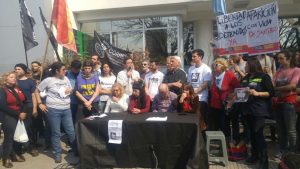 Conferencia de prensa denunció la represión y las detenciones
