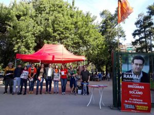 Marcelo Ramal y Vanina Biasi participaron de una jornada en defensa del Derecho al Aborto Seguro, Legal y Gratuito en Parque Rivadavia