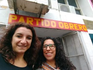 Gran acto del Plenario de Trabajadoras en el Encuentro de Mujeres
