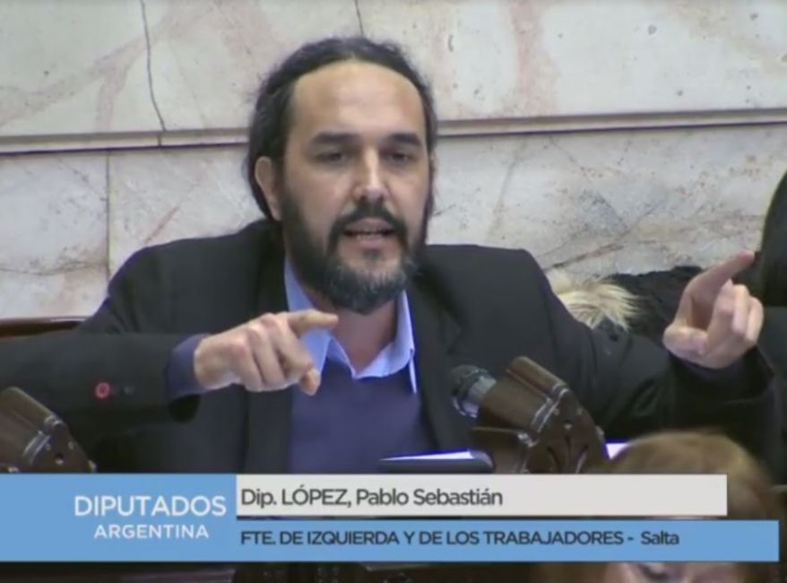 Pablo Lopez: “Es falso que hoy termine la impunidad y corrupción en el país”
