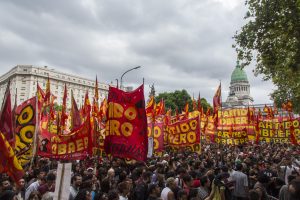 “Denunciamos a la OMC por imperialista y anti-obrera”