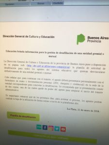 «Vidal fomenta la desafiliación de los sindicatos para avanzar con las reformas antiobreras»