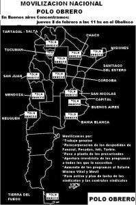 Hoy, jornada nacional de cortes, piquetes y movilizaciones
