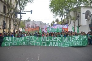 «La legalización del aborto es una bandera central de las mujeres movilizadas. El 8M será una jornada histórica de reclamo»