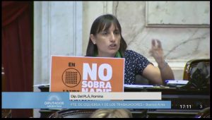 Romina Del Plá se solidarizó con los trabajadores de Cargill