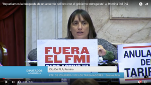 [TARIFAS] Del Plá: “El gobierno recurre al FMI, el FIT plantea la nacionalización de los recursos estratégicos”