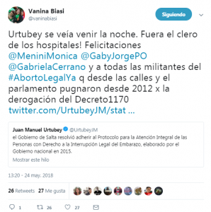 [Aborto] Triunfo del movimiento de mujeres en Salta: adhieren al protocolo de aborto no punible