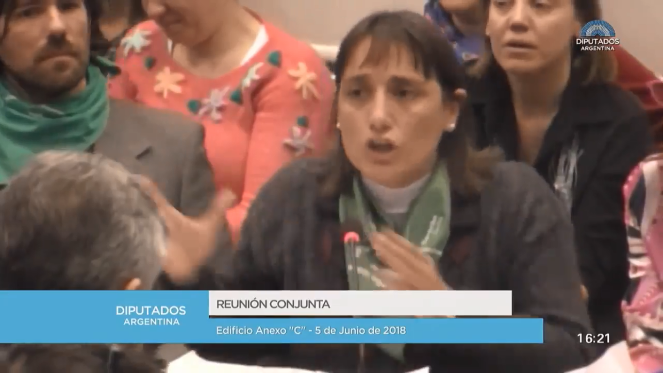 [AbortoLegal] Romina Del Plá: “Los bloques mayoritarios dan más poder a los antiderechos”