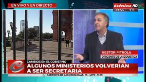 [CrisisEconómica] Pitrola: “En nuevo gabinete pretende estabilizar un dólar alto mediante un negociado con los bancos que pagaremos, muy caro, los trabajadores”