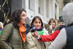 [Aborto] Pañuelazo en la CGT reclamó paro el 8 de agosto
