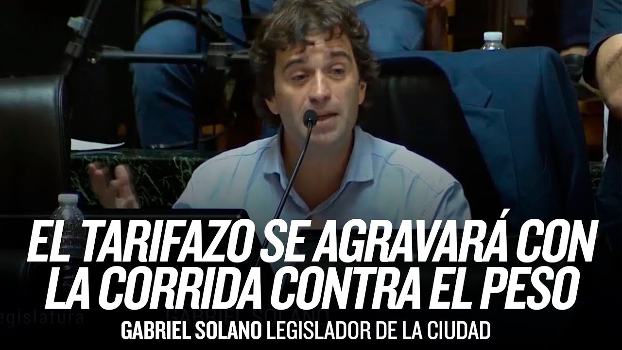 [Gas] Gabriel Solano: “El tarifazo del 200% que pide Metrogas es inviable”