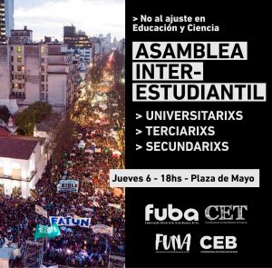 Siguen las marchas y tomas en la UBA y en todo el país