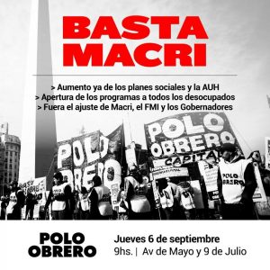[PoloObrero] Jueves, 9h, concentración 9 de Julio y Av de Mayo