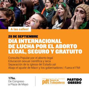 [28S] Movilización por aborto legal ya!