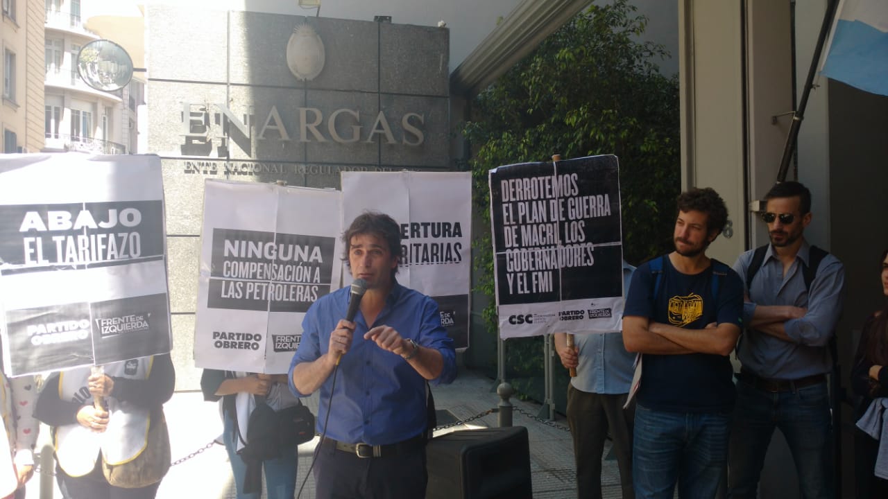 Gabriel Solano: “Hay que derrotar el tarifazo en las calles”