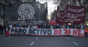 Vigilia y movilización contra el Presupuesto 2019