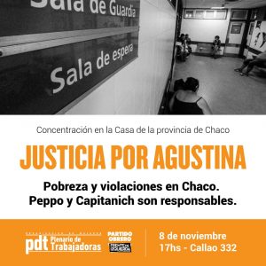 [Chaco] 17h, acto frente a la Casa de Chaco