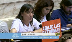 [Aeronáuticos] Romina Del Plá: «El gobierno quien incumplió el Convenio acordado en paritarias y el reajuste salarial»