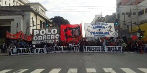 14h, Polo Obrero Capital moviliza a Desarrollo Social CABA