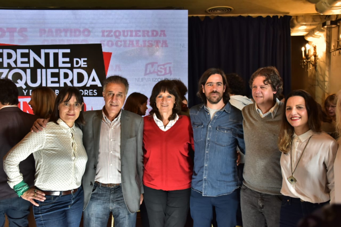 Conferencia de prensa: presentación de candidatos de la provincia de Buenos Aires del Frente de Izquierda-Unidad