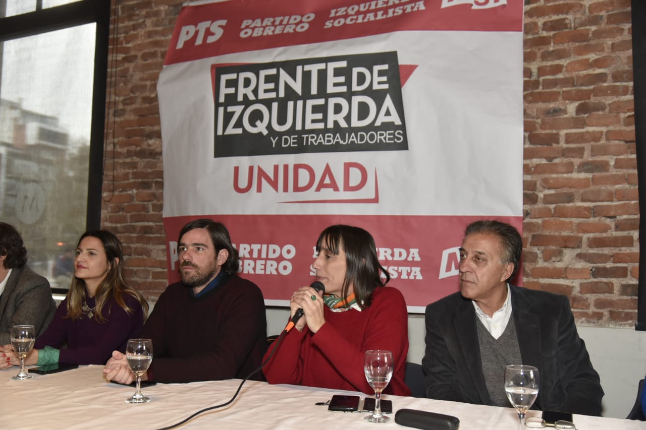 Presentación de candidatos de la provincia de Buenos Aires del Frente de Izquierda-Unidad