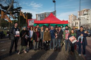 Actividad en Parque Centenario por la separación de la Iglesia del Estado