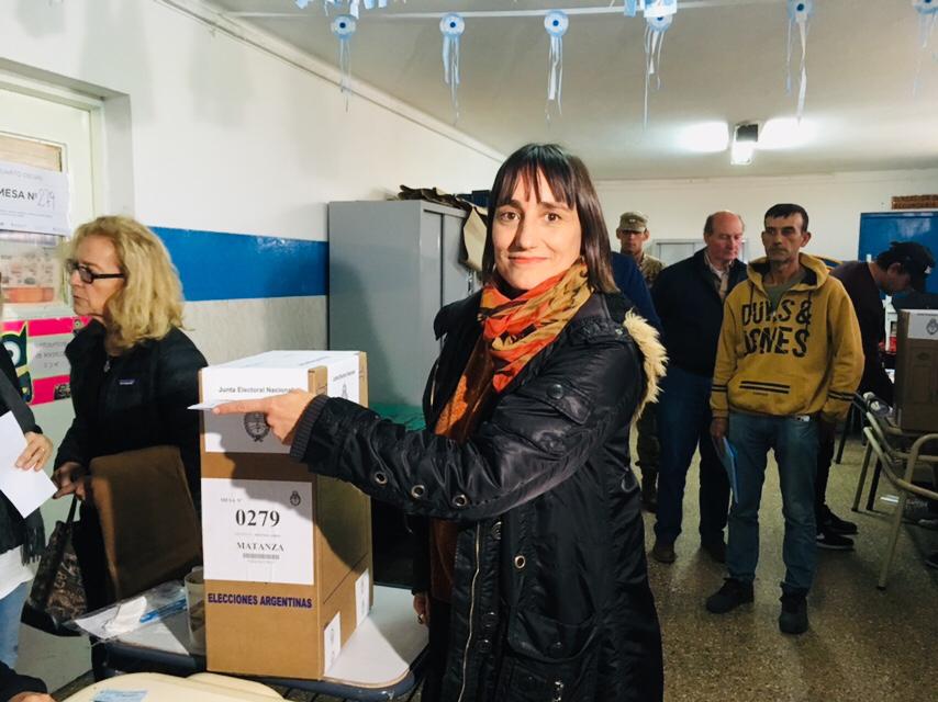 [VotaciónCandidatosFIT] Votó Romina Del Plá