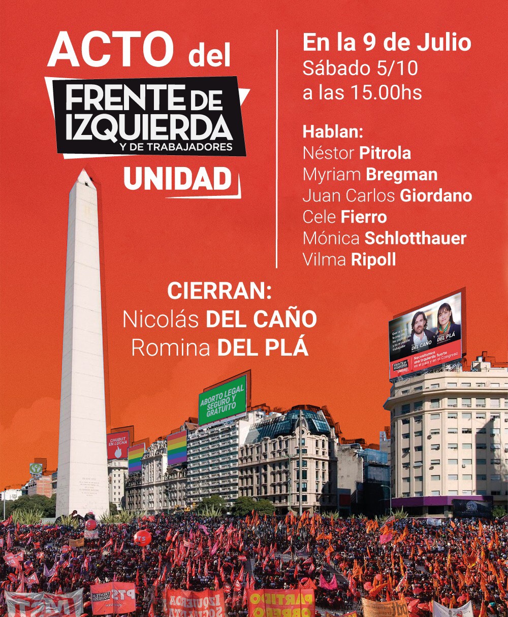 Sábado: #LaIzquierdaCopaLa9deJulio