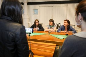 [EncuentroDeMujeresYDisidencias] Romina del Pla realizó una rueda de prensa en La Plata
