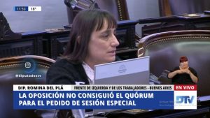 [Congreso] Romina Del Plá: “Los superpoderes a Cafiero son para seguir gobernando con el presupuesto de Macri (2019) y del FMI”