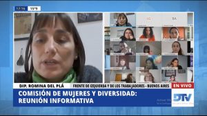 Del Plá: “El aborto legal es urgente”