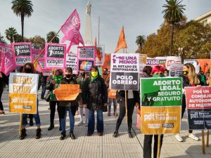 #NiUnaMenos: se realizó acto en Plaza de Mayo