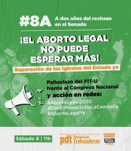 Del Plá: «El aborto legal sí es una urgencia»