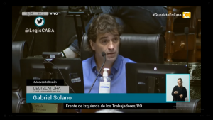 Gabriel Solano: «Alberto Fernández y Axel Kicillof arrugaron frente a la maldita bonaerense»