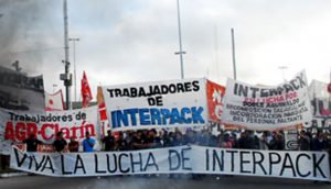 Los trabajadores de Interpack se movilizan a la intendencia