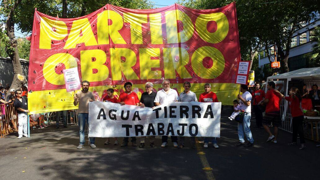 Altamira marchó con las asambleas del agua y trabajadores mendocinos