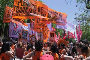 Gran movilización por el Día Internacional de la mujer trabajadora