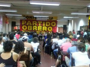 Conferencia provincial del Partido Obrero lanza candidatura de Néstor Pitrola a Gobernador