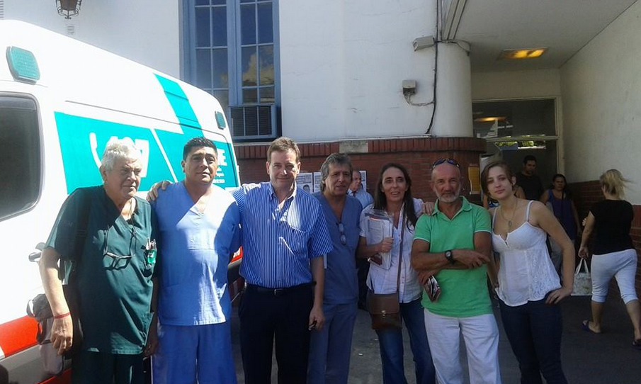 Marcelo Ramal en el Hospital Pirovano:  “la crisis de enfermería recorre a todo el hospital público”